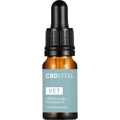 CBD Vital 10 Extrakt Premium pro zvířata 10% 1000 mg 10 ml