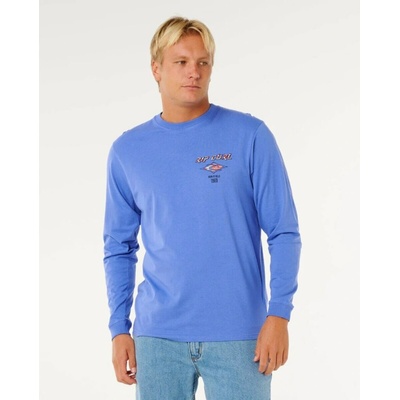 Rip Curl FADE OUT ICON L/S TEE Blue Haze
