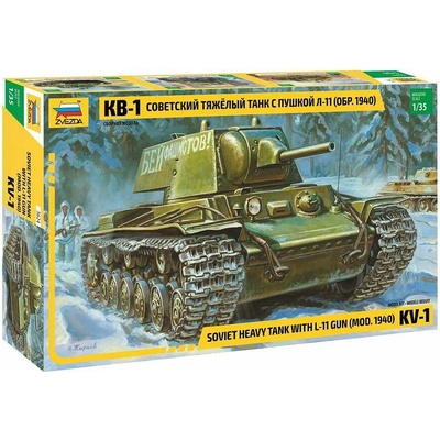 ZVEZDA Model Kit tank 3624 KV 1 mod. 19401:35