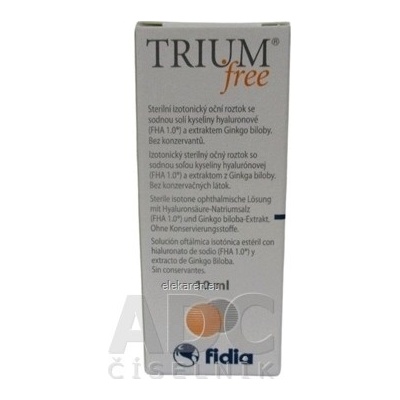 Fidia Farmaceutici TRIUM free 10 ml