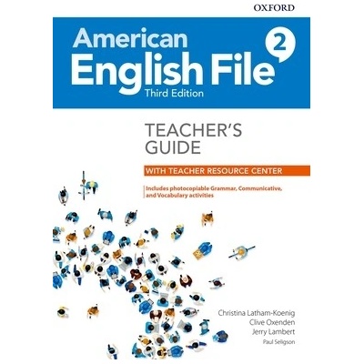 American English File 3e Teachers Book 2 Pack (Oxenden Et Al)(Paperback)