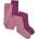 Minymo Детско ежедневно термо бельо Minymo Kid's Stockings with Pattern 2-Pack Tights - Mauve Orchid - размер 56/62 (EU) (714-1651-0111)