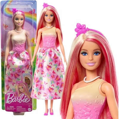 Barbie Pohádková princezna růžová HRR07