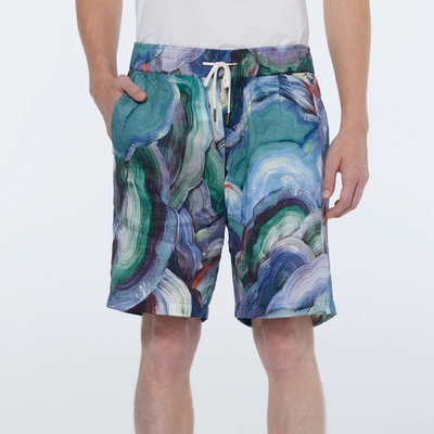 Scotch & Soda Fave Printed Tencel bermuda Shorts
