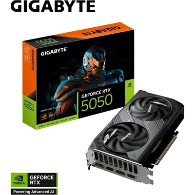Gigabyte GeForce RTX 5050 WINDFORCE OC 8GB GDDR6 GV-N5050WF2OC-8GD