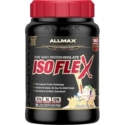 Allmax Nutrition IsoFlex | Pure Whey Isolate ~ Truly Superior Protein Technology [908 грама] Birthday Cake
