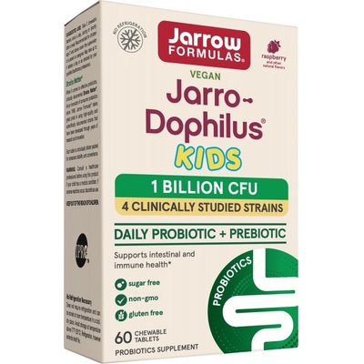 Jarrow Formulas Jarro - Dophilus Kids 1 Billion [60 дъвчащи дражета] Малина
