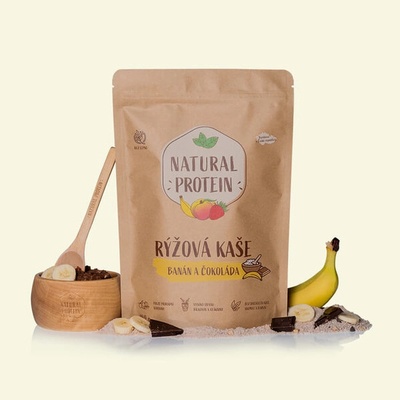 NaturalProtein Proteinová rýžová kaše 480 g