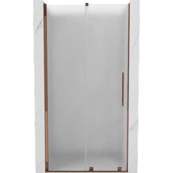 Mexen Velar плъзгащи се душ врати 100 см, матирано, розово злато - 871-100-000-31-60 (871-100-000-31-60)