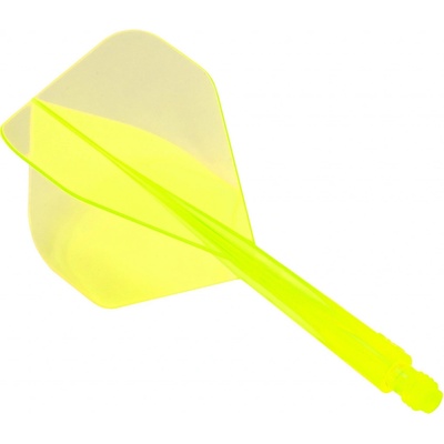 Letky s násadkou Condor AXE NEON No2, žlté 33 mm