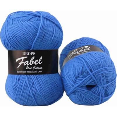Drops Fabel UNI 116 modrá chrpa
