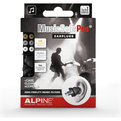 ALPINE Тапи за уши Alpine MusicSafe Pro, Black