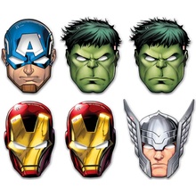 Maska Avengers 23cm set 6ks