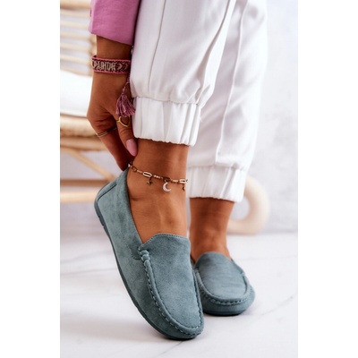 Evento Dámské Semišové Mokasíny máta Morreno šedá