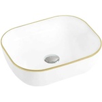 Mexen Mirabel 50x40 cm white/gold (22115005)