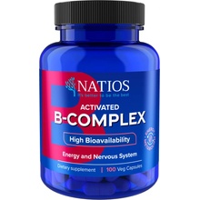 Natios Activated B-Complex Aktívne formy Vitamínov B 100 vegánskych kapsúl