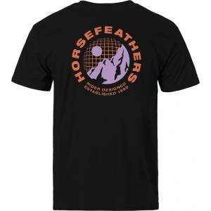 Horsefeathers Тениска Altitude - black Horsefeathers | Cheren | МЪЖЕ | L