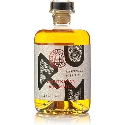 Raspenava Rum Dominican & Jamaica 42% 0,5 l (holá láhev)