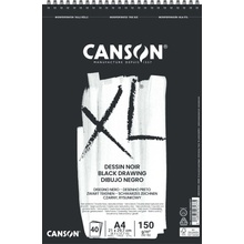 Canson XL Dessin Noir Skicák v krúžkovej väzbe A4 150g 40 listov