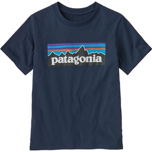 Patagonia Детска тениска Patagonia Kid's P-6 Logo T-shirt - New Navy (704-3909-0314)