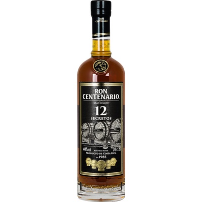 Centenario Rum 12y Gran Legado 40% 0,7 l (čistá fľaša)