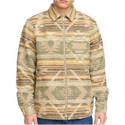 Revolution Мъжка риза с копчета Revolution Zipped Overshirt Aztec Shirt - Yellow (033-2977-0113)