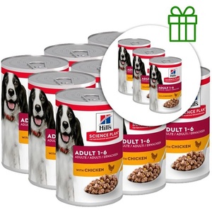 Hill's Hill s Science Plan Canine Adult Chicken 370 г, 9+3 БЕЗПЛАТНО