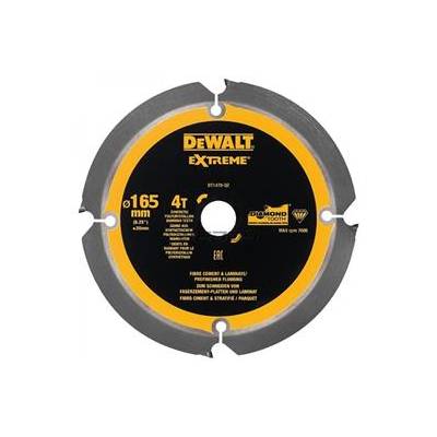 нож за рязане на циментово-фибро и ламинат, 165 x 20 мм, 4 зъба DT1471 (DT1471)