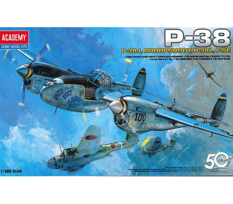 Academy P 38 Combination Version 1:48