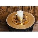 MagicHome Vianoce veniec berries zlatý 15 cm