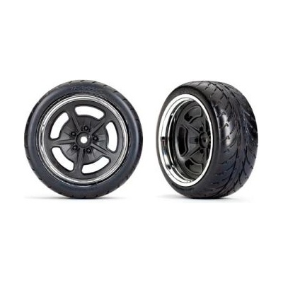Traxxas колело 1.9", джанта хромирана, гума Reponse (задна) (2)