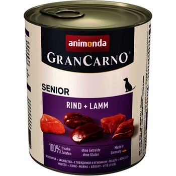 Animonda Gran Carno Senior hovězí & jehně 800 g