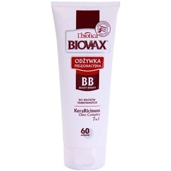 L'Biotica Biovax Colored Hair ochranný kondicionér pro barvené vlasy Paraben & SLS Free 200 ml