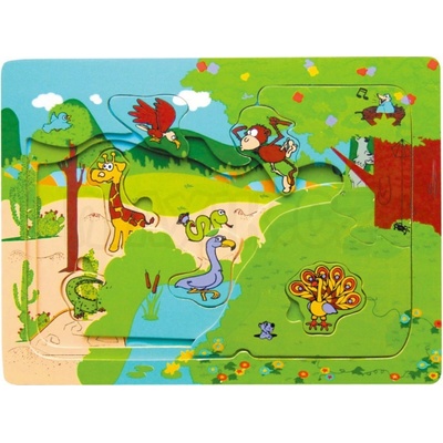 Studo Wood puzzle multizoo