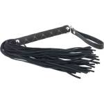  Изискан флогър с удобна ръкохватка - Leather Whip Black (RIM0007956)