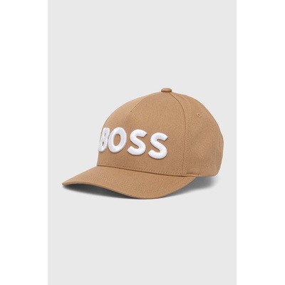 BOSS Шапка с козирка boss в черно с апликация 50502178 (50502178)