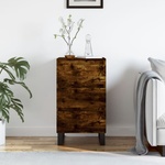 vidaXL Бюфет опушен дъб 40x35x70 см инженерно дърво (831105)