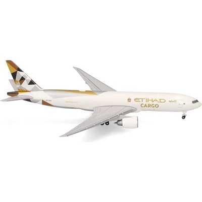 Herpa B777-FFX Etihad Cargo Mid 2010sFacets of Abu Dhabi Colors 1:500