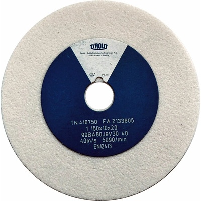 Tyrolit 99BA80J9V40 Brúsny kotúč 150 x 10 x 20 mm 80 T416750