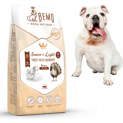 Bemo Senior & Light s krůtou a brusinkami 15 kg