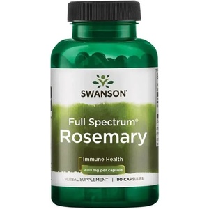 Swanson Full Spectrum Rosemary, 400 mg, 90 капсули, Swanson (SW1340)