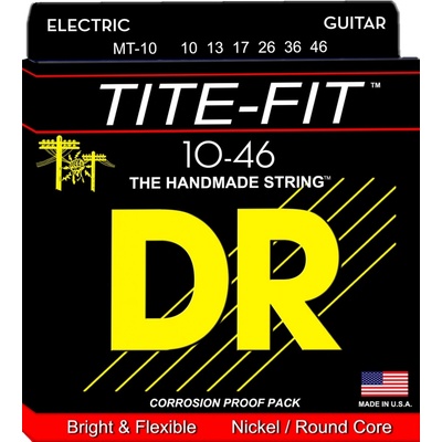 DR MT-10 Tite Fit struny pro elektrickou kytaru 010-046