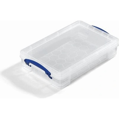REALLY USEFUL plastový box 33 l s vekom 71 × 44 × 16,5 cm transparentný