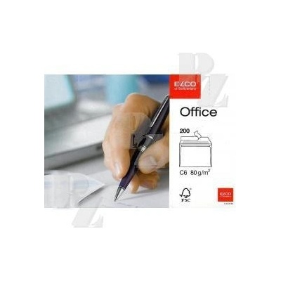 Obálka C6 Office v krabičce s krycí páskou 120g 200ks, Elco