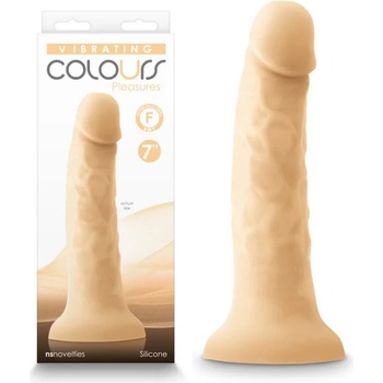 Image 1 of Вибриращо дилдо, цветно удоволствие, 20, 7см. - Colours Pleasures White (NSTOYS0891)