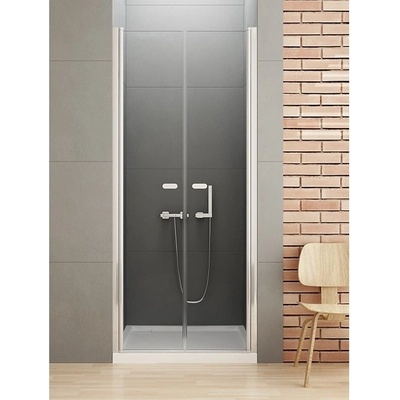 New Trendy D-0125A NEW SOLEO dvojkrídlové sprchové dvere do niky 90 cm chróm