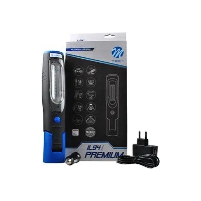 m-tech il94 акумулаторна led лампа 15smd + 1hp (il94)