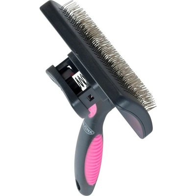 Kruuse Buster Kartáč na srst samočistící hrubý M – Zboží Mobilmania