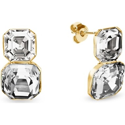 Spark Náušnice čiré se Swarovski Elements Imperial Duo KTG44802CC Krystal