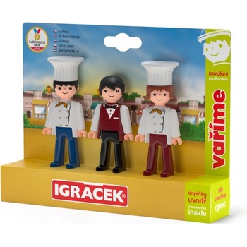 EFKO Igráček TRIO Vaříme Kuchař kuchařka číšník
